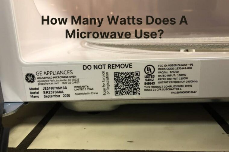 How Many Watts Does A Microwave Use Full Watts Guide 