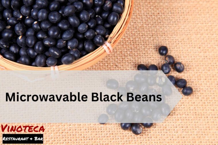 Microwavable Black Beans